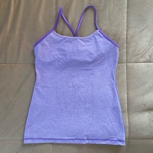 Lululemon purple workout tank top / camisole